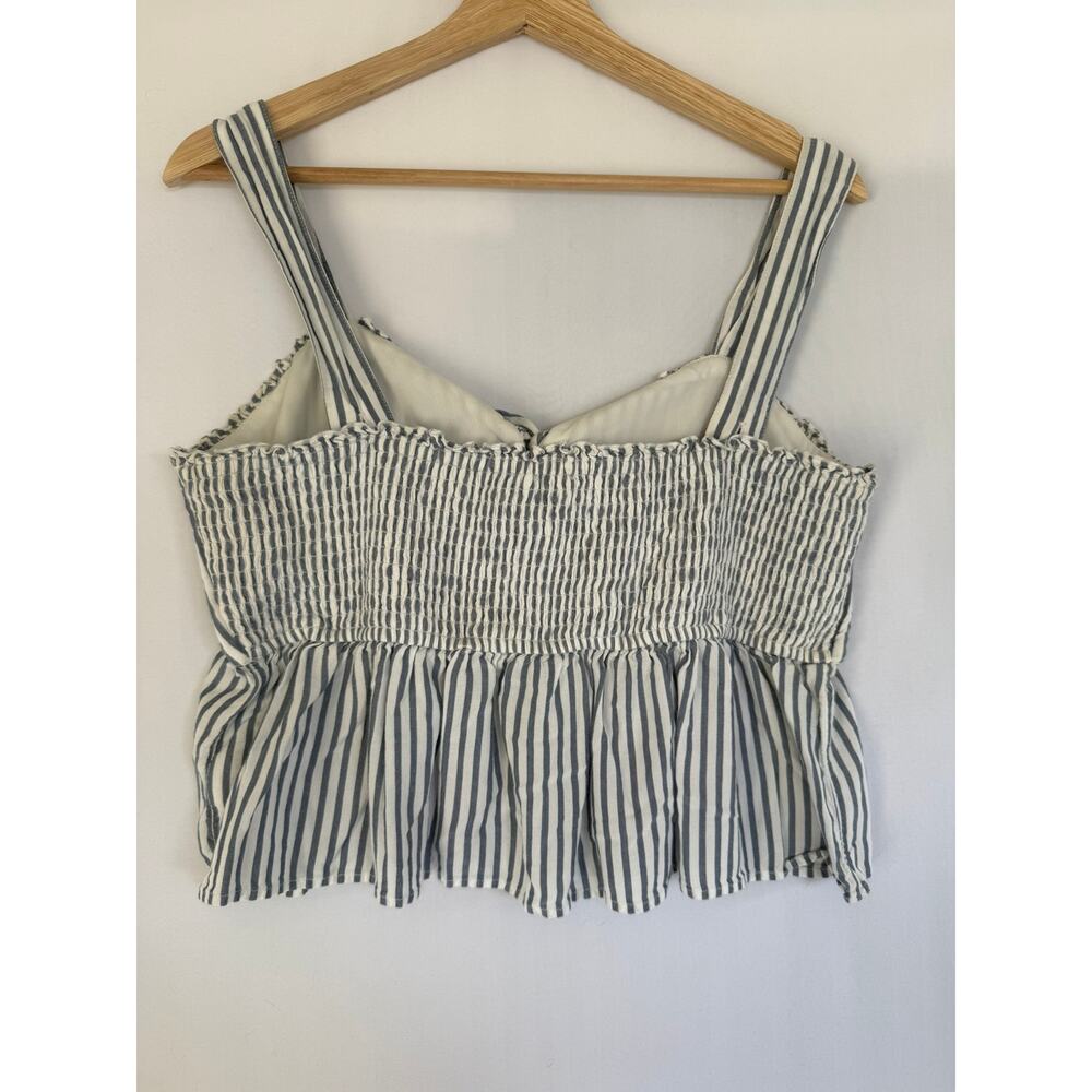 American Eagle Striped Tank Top- Size Large - Picture 6 of 6
